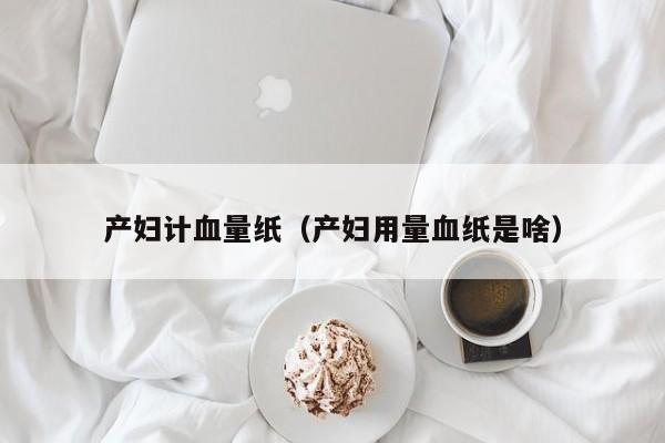 产妇计血量纸(产妇用量血纸是啥)